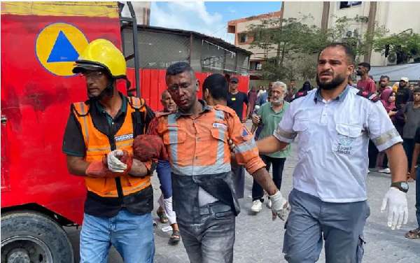 Israeli strikes on Nasser Hospital for Gaza on Monday kill at least 15 pipo