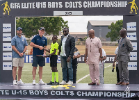 George Abeka Mensah was named as the best referee at GFA's U-15 Championship
