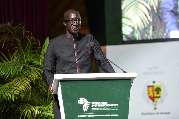 Dr Mabouba Diagne is Senegal's Minister of Agriculture Food Sovereignty and Livestock