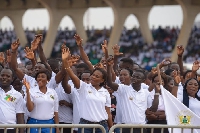 A file photo of some NABCo beneficiaries at a public event