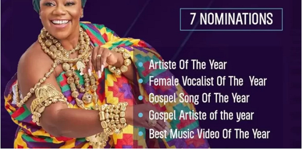 Piesie Esther has gained 7 nominations at this year's Vodafone Ghana Music Awards