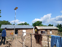 Before the solar community members who needed to charge a device had to travel off the island