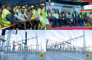 President Nana Addo Dankwa Akufo-Addo opening 330-kV Kumasi-Bolga road