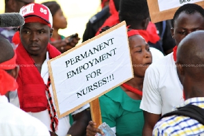 Unemployed Nurses Demonstration 12