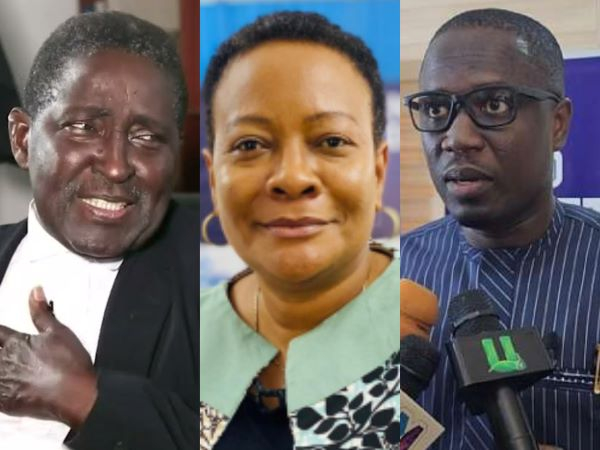 L-R: Effah Dartey, Mary Addah and Frank Bannor have all called for Sammy Gyamfi's dismissal