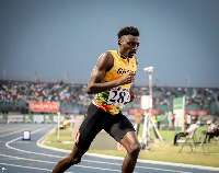 The Ghanaian middle-distance runner produced a determined performance