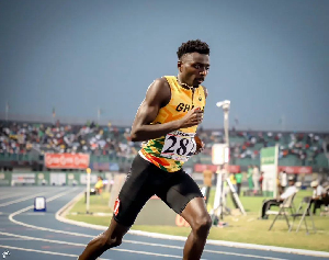 The Ghanaian middle-distance runner produced a determined performance