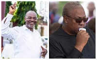 Kennedy Agyapong, Member of Parliament for Assin Central and John Mahama