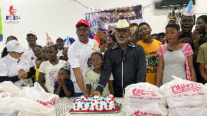 Members of Friends of Bawumia - 2008 Group at the orphanage