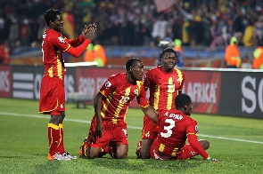Ghana scored first against Uruguay
