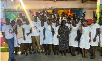 Some participants of the campaignnpose for a photo