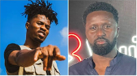 Rapper Kwesi Arthur (L) has accused Glen Boateng (R) CEO of Ground Up of extortion