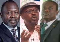 L-R: AG Dominc Ayine, Kwaku Azar and OSP Kissi Agyebeng