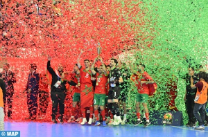 The Moroccan national team won the Futsal African Cup of Nations