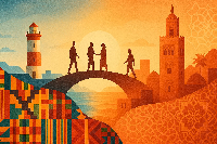 The content creators were in Marrakech