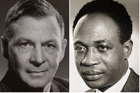 Governor Arden-Clarke and Kwame Nkrumah