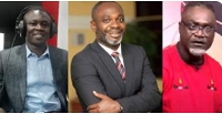 L-R Saddick Adams, Odiahenkan Kwame Yeboah, Patrick Osei Agyemang