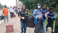 Key players in Ghana's insurance industry showed up for the national clean-up exercise