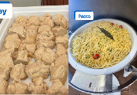 A file photo of kenkey and pasta