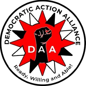 The Democratic Action Alliance (DAA) logo