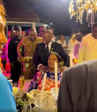 Nana Addo and his wife, Rebecca Akufo Addo