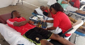 Blood donation exercise ongoing