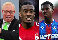 L-R: Moses Foh Amoaning, Eddie Nketiah and Callum Odoi are sports personalities