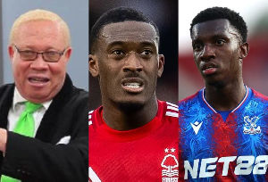 L-R: Moses Foh Amoaning, Eddie Nketiah and Callum Odoi are sports personalities