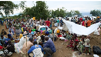 File photo of refugees fleeing fighting in Congo's South Kivu province  to Burundi