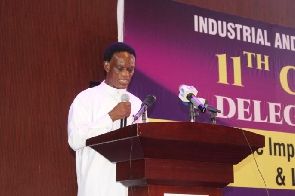 General Secretary of the Industrial and Commercial Workers' Union, ICU-Ghana, Morgan Ayawine