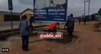 The removal of the billboard is said to have been carried out on the orders of some chiefs