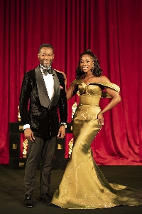 EMY Africa Awards honoree, Adjetey Anang, and TV host and actress, Sika Osei