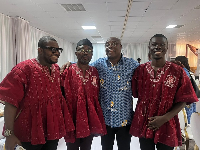 Executive Chairman of First Sky Group, Eric Seddy Kutortse and other members of the association