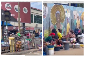 Some traders have returned to pavements a day after the decongestion exercise