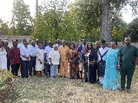 The NPP leadership together with the chiefs and queen mothers