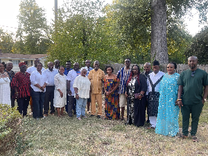 The NPP leadership together with the chiefs and queen mothers