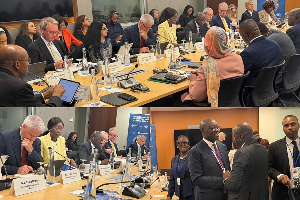 Scene from the high-level meeting in Washington