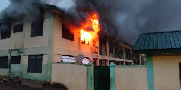 The blaze reportedly started in the evening of Monday, August 4, 2025