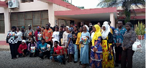 Participants of the dialogue in a group photo