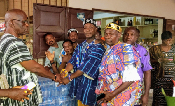 Torgbiga Dadzie V donated to flood victims in South Tongu