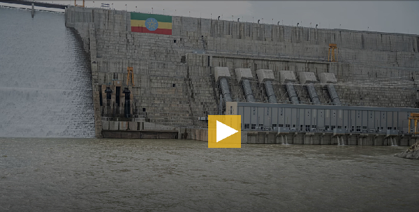 A view of the Grand Ethiopian Renaissance Dam, in Benishangul-Gumuz, Ethiopia, Sept. 9, 2025