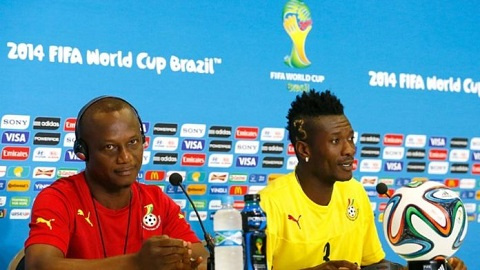 Kwesi Appiah and Asamoah Gyan