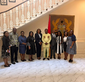Mr Asafo-Agyei was received by Ghana’s Head of Chancery, Mawutor N.K. Alifo. During the visit