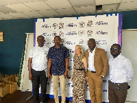 Evans Opoku Bobie ( second from right) Collins Kofi Eduafo (right) among other directors