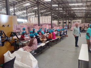 The company is producing affordable, made-in-Ghana sanitary pads