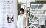 Doreen Wade with a part of her exhibit at the Negro Election Day commemoration / © Salem United Inc