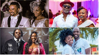 Pictures of some Ghanaian celebrities with their wives