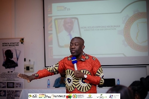 Minister of Information, Hon. Kojo Oppong-Nkrumah