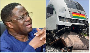 Peter Amewu And The Damaged Train