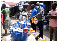 several seized unregistered diaper brands during a swoop